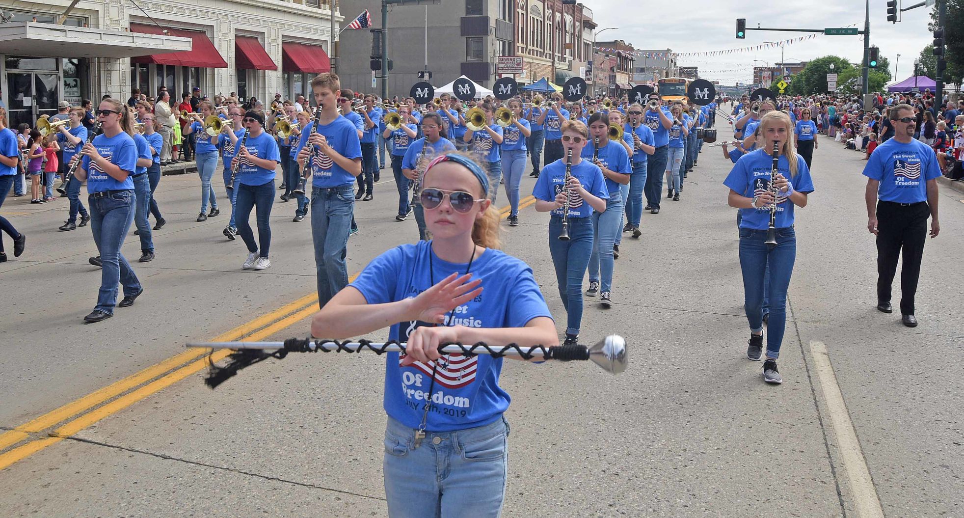 Mandan Independence Day parade